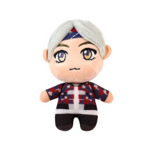 TinyTAN MIC Drop 5.1"""" pluche pop V - officieel gelicentieerde merchandise - knuffels Kpop Merch (V)