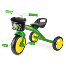 John Deere Pesado Ride on Toys Tricycle con canasta para nios de 2 aos y ms verde