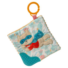 Mary Meyer Crinkle Bijtringspeeltje met babypapier en pieper 15 x 15 cm Lil' Hero