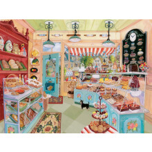 Ravensburger Corner Bakery Puzzle - 750 große Teile für Erwachsene | Einzigartige Softclick-Technologie | Lebendige, Blendfreie Bilder
