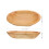 Plateau Bois Khaki Oval Simple Pour Service Alimentaire 2
