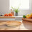 Plateau Bois Khaki Oval Simple Pour Service Alimentaire 3