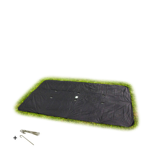 EXIT TOYS EXIT groundlevel trampoline afdekhoes rechthoekig 214x366cm