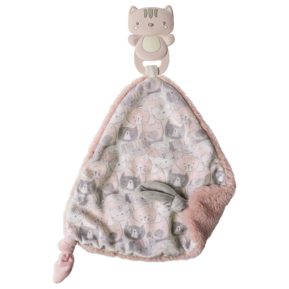 Chewy Crew Soothing Baby Teether Lovey 10-Inches Kitty Mary Meyer