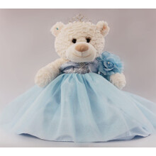 20"""" Quince Anos Quinceanera Last Doll Teddy Bear with Dress (Centerpiece) ~ B16631-4 Baby Blue