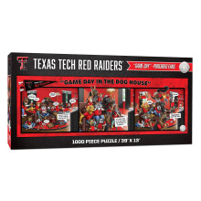 YouTheFan NCAA Texas Tech Red Raiders Game Day in The Dog House 1000pc Puzzle