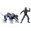 Marvel Marvel Mech Strike Mechasaurs Pantera Negra de 4 polegadas com Garra de Sabre Figuras de ao Brinquedos de super-heris para crianas de 4 anos ou mais 1