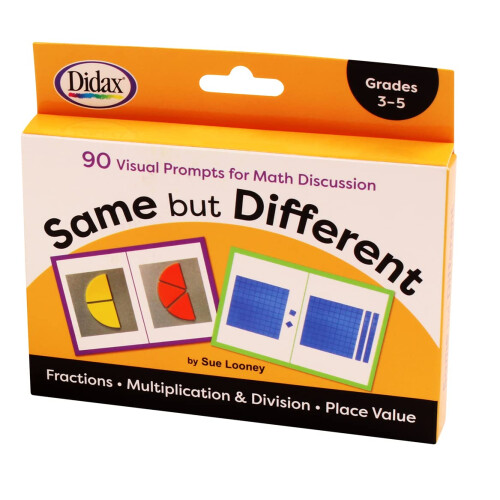Didax Educational Resources Tarjetas iguales pero diferentes Grados 3-5 Multicolor