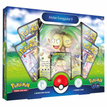 Pokemon GO TCG: Alolan Exeggutor V Box - 4 Booster Packs + promokaarten!