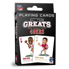 MasterPieces csaldi jtkok NFL San Francisco 49ers Minden idok nagyjainak jtkkrtyi Hivatalos engedllyel rendelkezo jtkkrtyapakli felnot