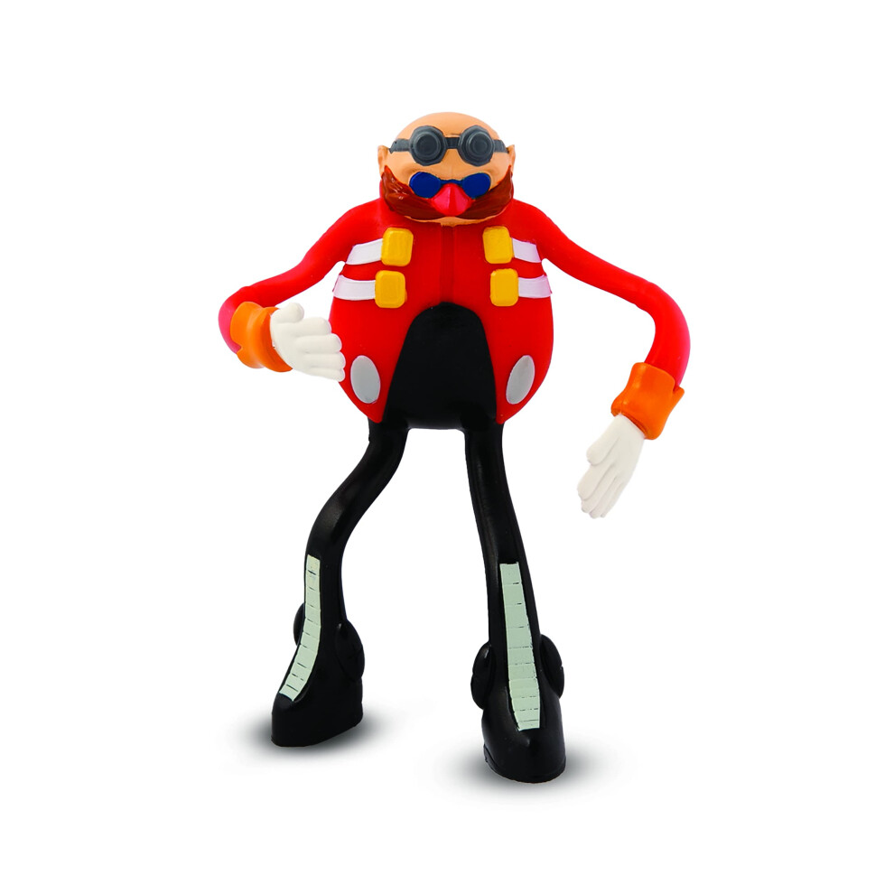 Photos - Action Figures / Transformers BendEms Sonic The Hedgehog DR. EGGMAN Dr. Eggman Flexible Action Figure Poseable Bendable Sonic Character Toy for Kids Gift