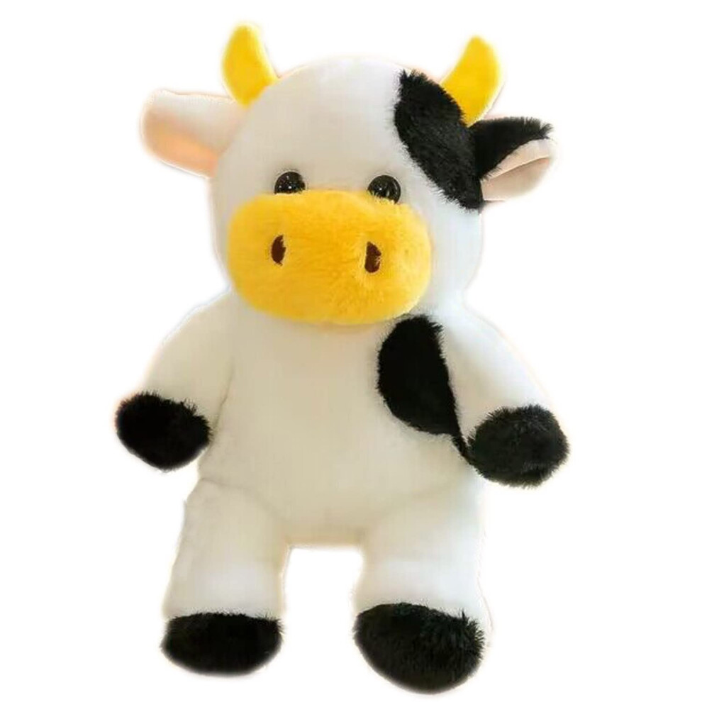 YUKOUQIAN Cow Stuffed Animal Cow Plush Toy 9 inch Gift for Girls Boys Christmas Yellow bizi Cow
