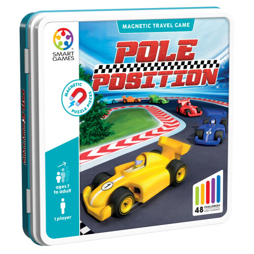 SmartGames Pole Position Μεταλλικό Ταξιδιωτικό Παιχνίδι με 48 Προκλήσεις για 7+ 2