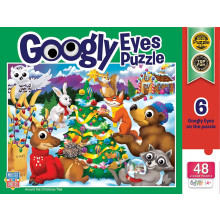 Holiday - Googly Eyes - Around The Christmas Tree 48pc Puzzle