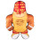 Bleacher Creatures WWE Hulk Hogan 24Bleacher Buddy Peluche douce 3