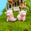 8Pcs Mini Pig Figurines Cake Cupcake Topper 3