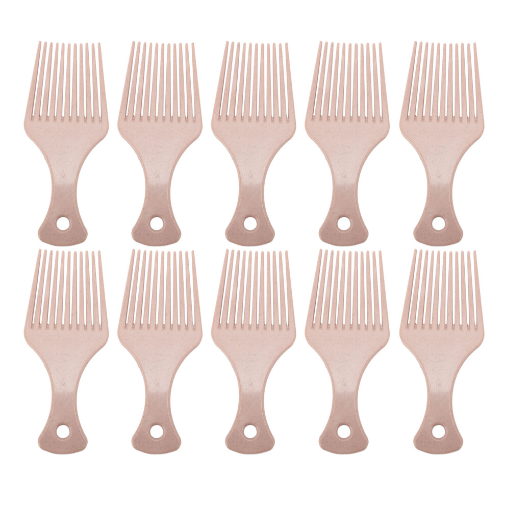 Unisex 10Pcs Hair Detangling Comb Wide Teeth Ergonomic