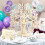 Wood Tree Frame Guest Book with Stand Unique 7