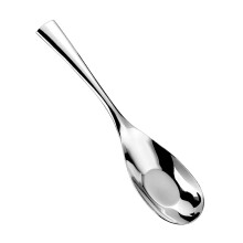 Elegant Polished Serving Spoon 316L Stainless Steel Heavyweight Cutlery for Dining and Entertaining