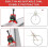 Pipe Centring Finder Tool with Magnetic Head, 2.75 Y Shape Adjustable Pipe Laying Tool for Precision Alignment 5