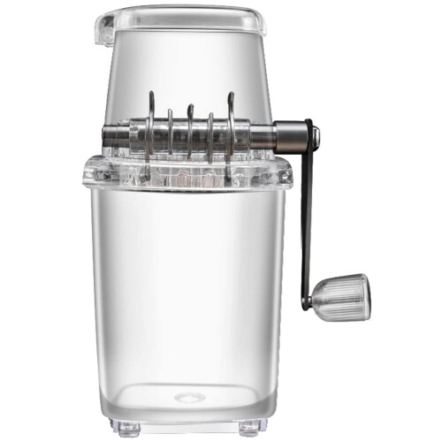 Manual Ice Crusher Machine 1.25L Eismühle for Ice Cubes, Summer Drinks, Kitchen Use, Household Needs