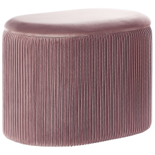 Storage Pouffe RICHLAND Velvet Pink