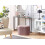 Beliani Storage Pouffe RICHLAND Velvet Pink 2