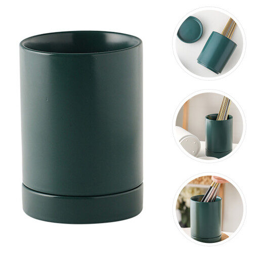 One Set Ceramic Chopstick Holder With Base 2