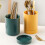 One Set Ceramic Chopstick Holder With Base 6