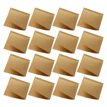 100Stk Lebensmittel Kraftpapier Dreieckig Khaki Einweg Ölresistent