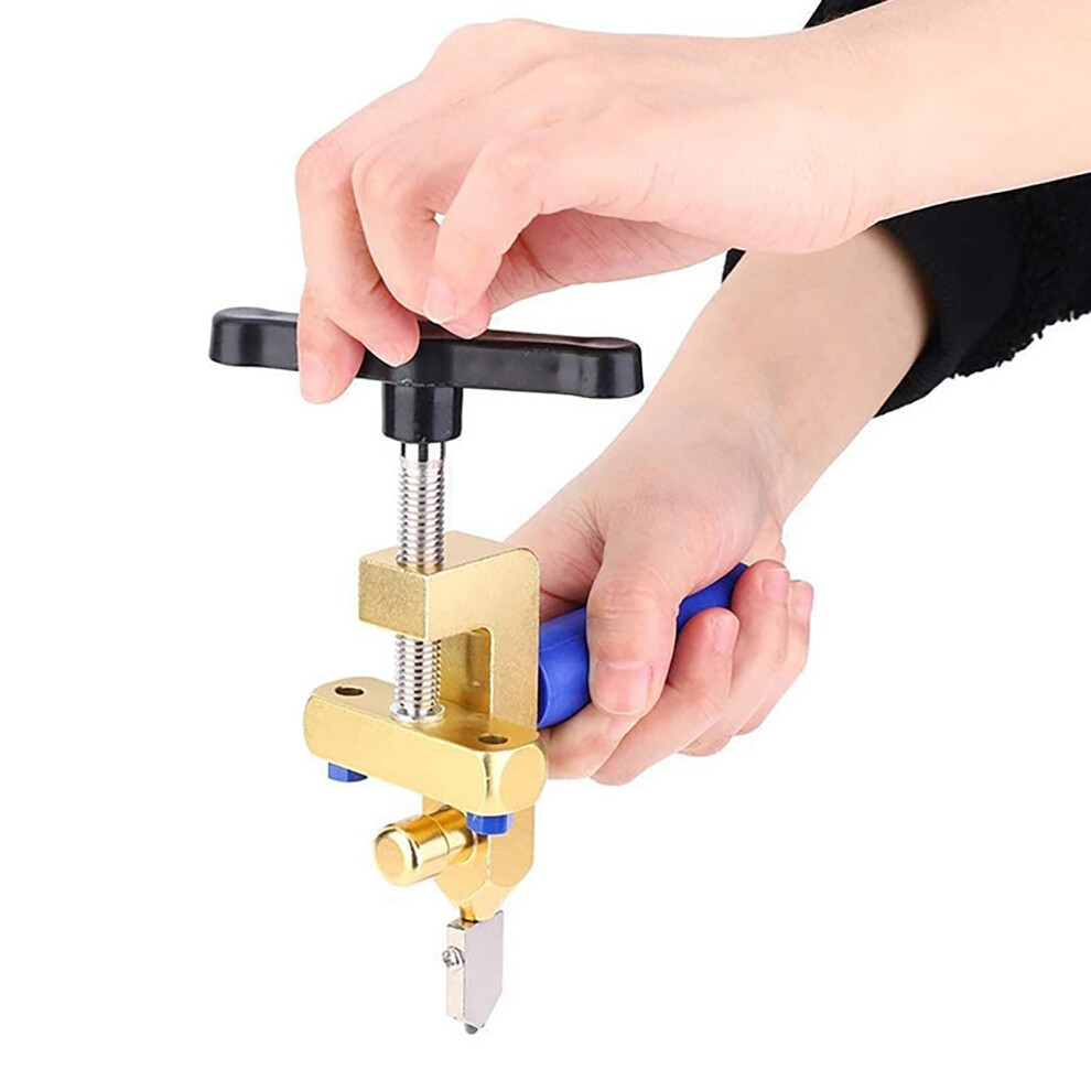 Portable Strong Glass Tile Cutter With Multifunctional Cutting For Home Use, Ceramic Tiles, And Gold Finishes 6447073982873