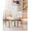 Beliani Set of 2 Dining Chairs ORONO Wood Light Brown 6