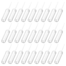 200 Pcs Mini Cupcake Pipettes 4ml Plastic Food Injectors for Desserts Chocolate Strawberries Baking Supplies