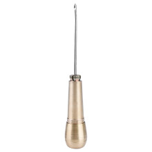 Versatile Copper Handle Sewing Awl for Leather, Shoes, and Bags - Durable High-Quality 3 Needle Set