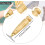 Leather Crafting Tool with Durable Wooden Handle for Threading, Sewing, and Punching Lines 2