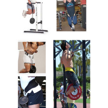 Gewichthebergürtel Dip Belt Mit Edelstahlkette Schwarz Fitness
