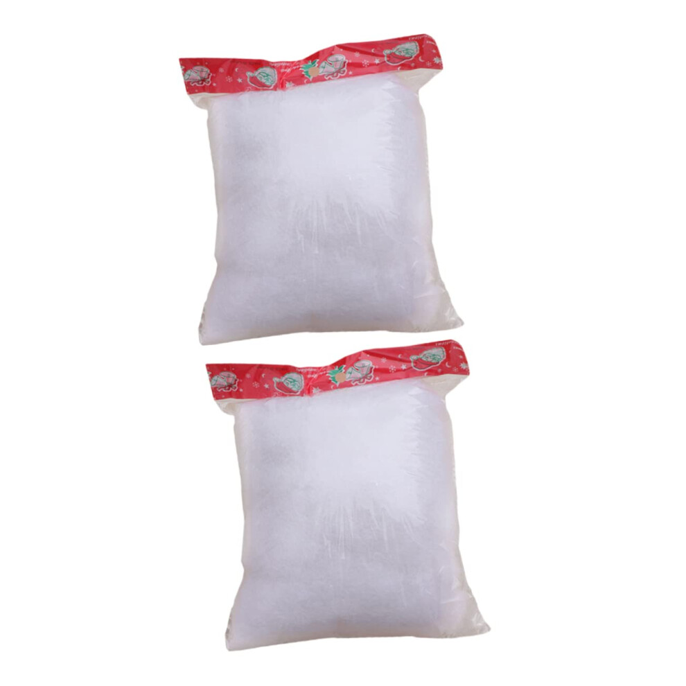Artificial Snow 2 Pack Festive Cotton Snowflake Powder for Christmas Decor Party Supplies White PP Cotton-image-OPC-PJYGR6X-NEW