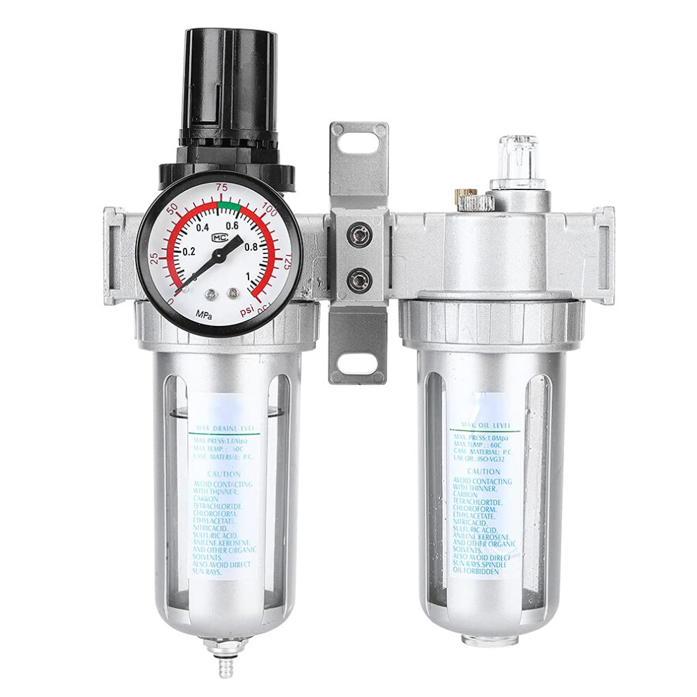 Luftfilterregler Aluminium ÃL Wasserfilter Druckregler 1/4 Zoll Kompressor ÃL Wasser Abscheider Werkzeug 6482260979069