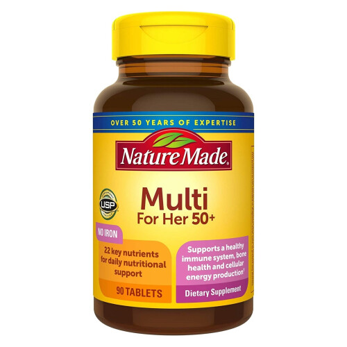 Nature Made Nature Made Multi For Her 50+, 90 Tablets, No Iron