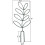 Small Trellis for Potted Plants Wrought Iron Leaf 2