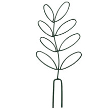 Small Trellis for Potted Plants Wrought Iron Leaf