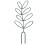 Small Trellis for Potted Plants Wrought Iron Leaf 1