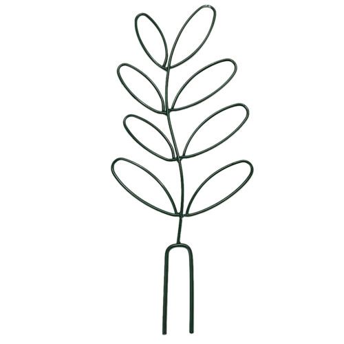 Small Trellis for Potted Plants Wrought Iron Leaf