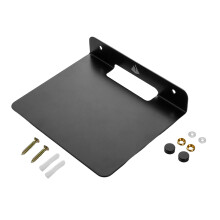 Schwarzer Lautsprecher Wandhalter Metall Universal Für Zuhause