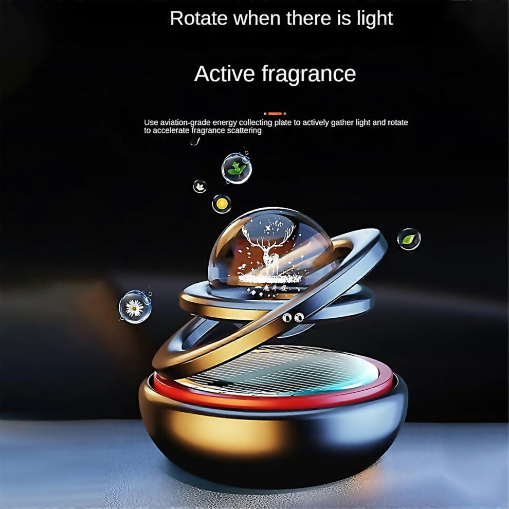 For Solar Rotating Perfume Vehicl Suspension Car Perfume 6000001052255