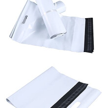 Shipping Bags, Self-Seal Waterproof Poly Mailing Bags 28x42x7cm Black Yellow White Tote Bag 50Pcs Thick Adhesive