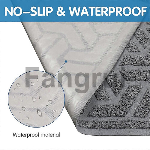 For Cat Litter Mat Litter Trapping Mat Soft On Kitty Paws 2