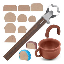 For Pottery Handle Making Tool With 9 Pcs Mug Handle