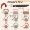 For Pottery Handle Making Tool With 9 Pcs Mug Handle 3