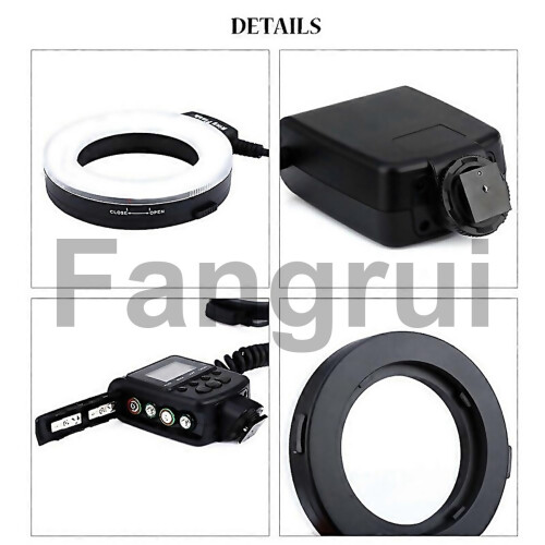 For Macro Led Ring Flash Light Kit With 8 Adapter 2